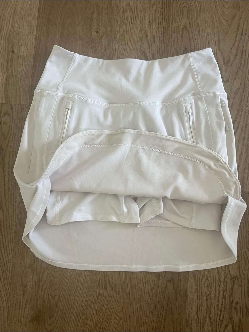 ATHLETA FAIRWAY Stretch Small Golf Skort 17.5”White Tennis Pickelball Athleisure - Picture 3 of 4